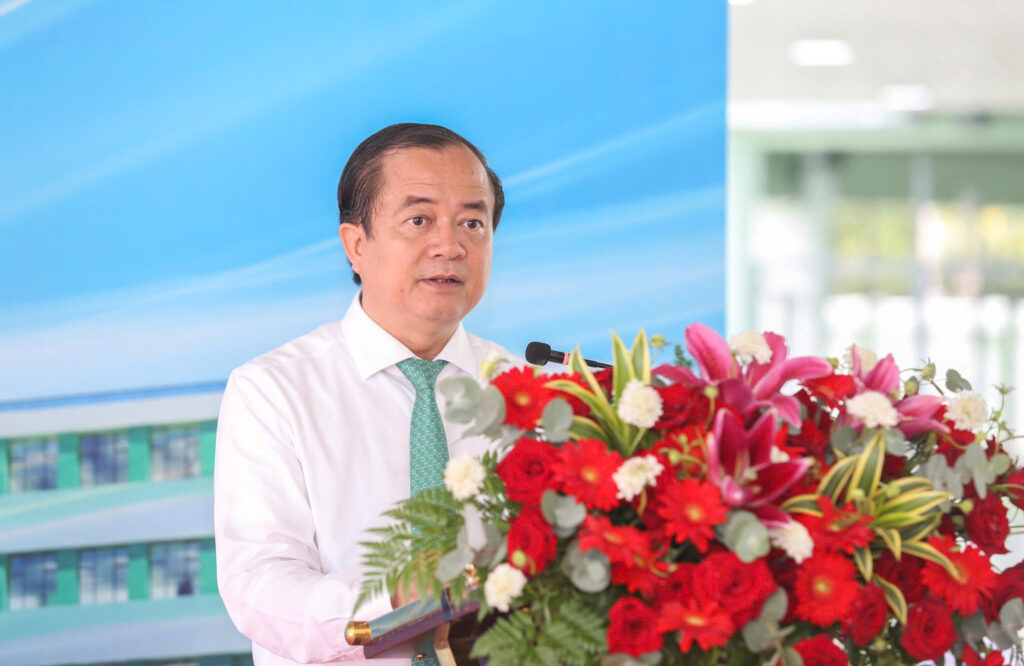 Ông Nguyễn Hồng Thanh, Phó Chủ tịch UBND tỉnh Tây Ninh phát biểu tại buổi lễ